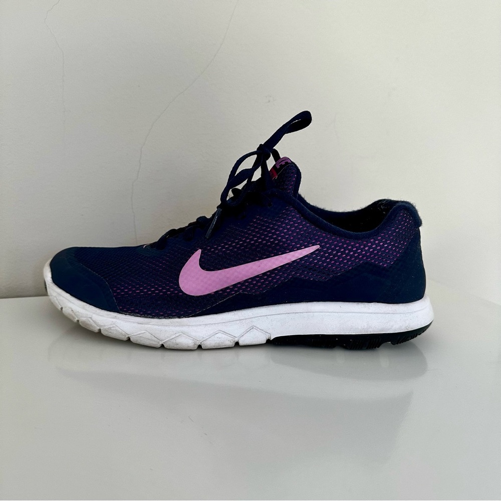 Nike Flex Experience RN 4 - Navy Blue/Purple - Size 8